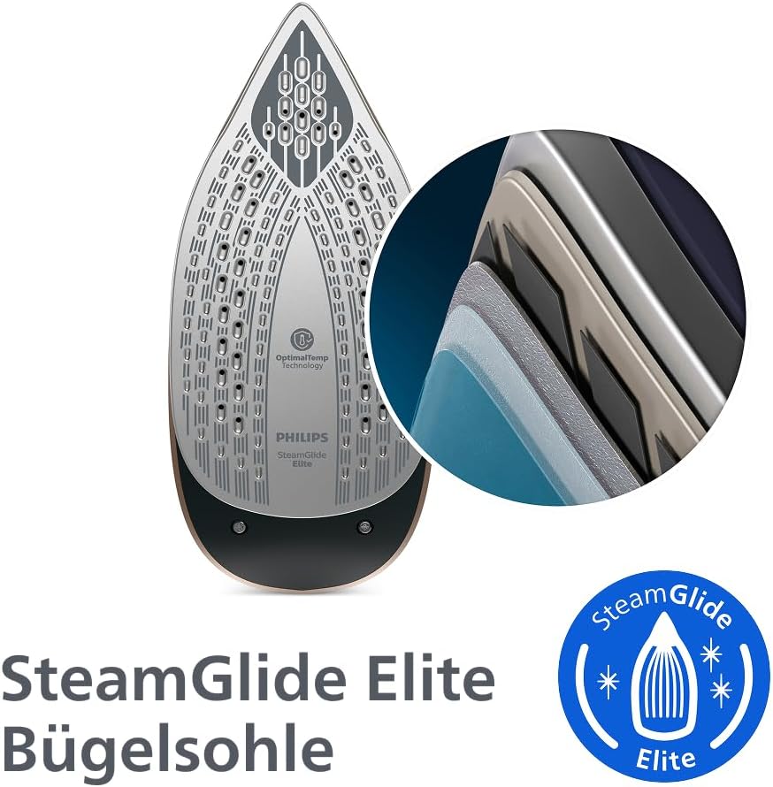 Philips PerfectCare 8000 Series Dampfbügelstation – 215g Dauerdampf, 750g Dampfstoss + Geschenk 🎁