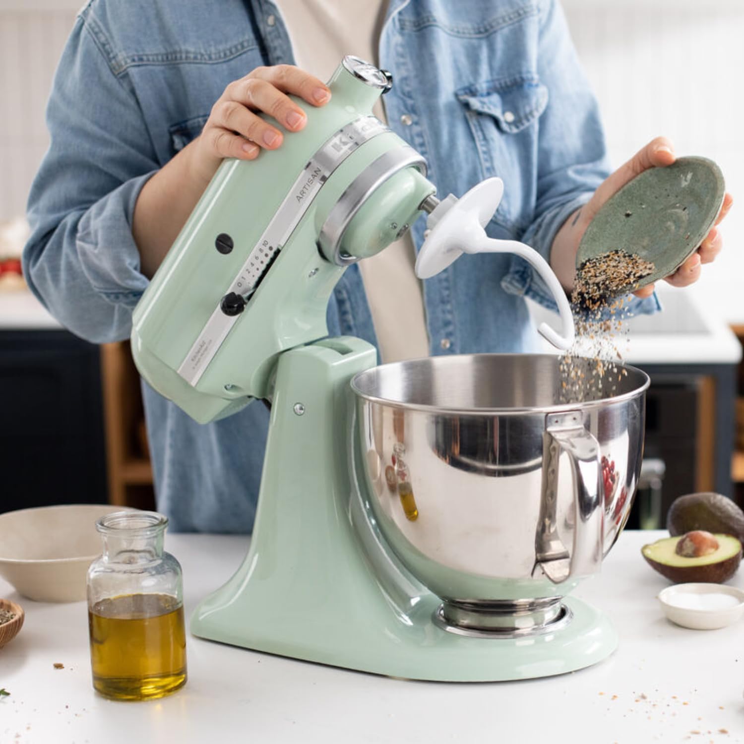Robot pâtissier KitchenAid Artisan + Blender KitchenAid offert