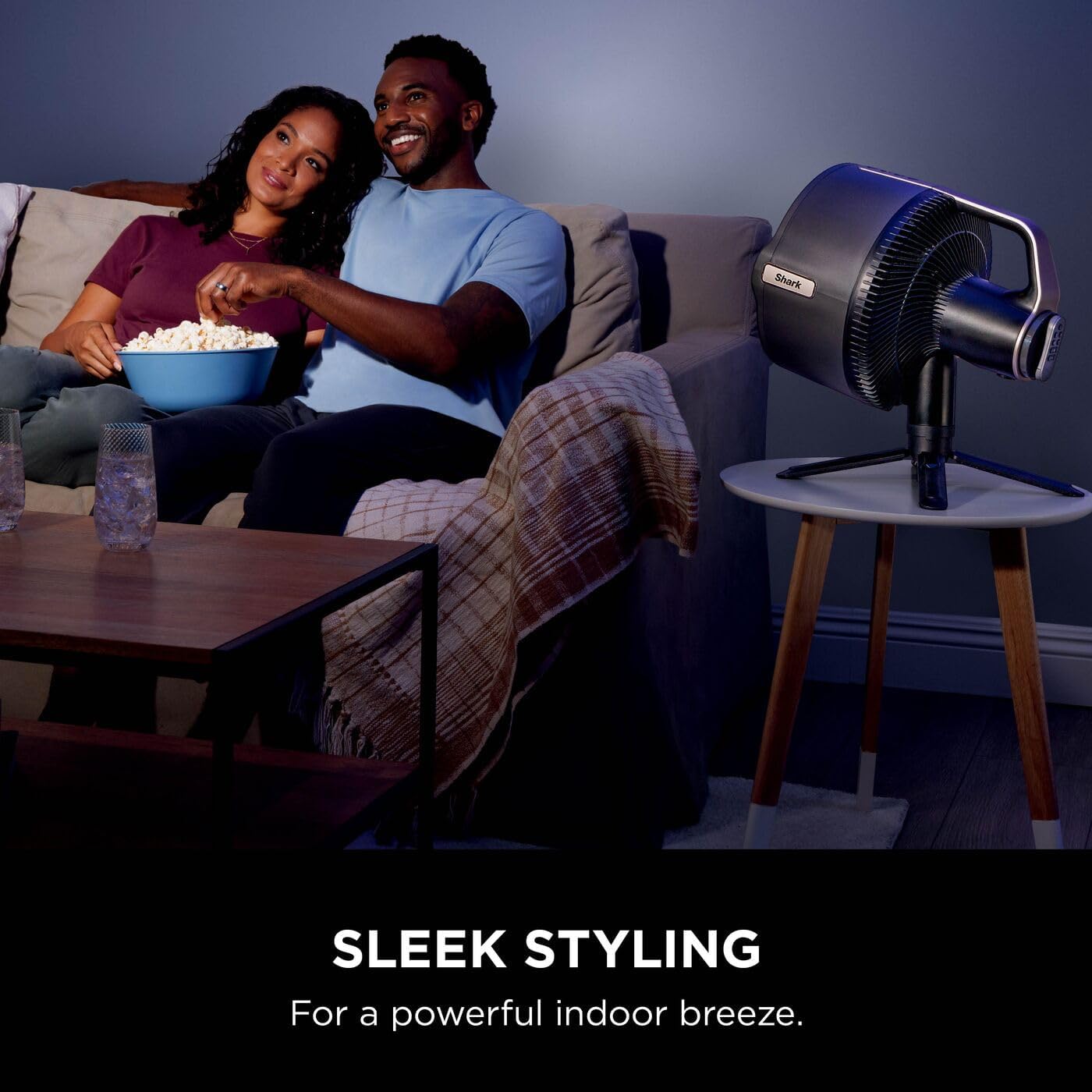Shark FlexBreeze Pro Mist Cordless Indoor & Outdoor Fan with Outdoor Misting System, 20m Cooling Reach, 24hr Runtime, Pedestal & Table Fan, 5 Speeds, Quiet, Remote Control, Charcoal Grey FA300UK