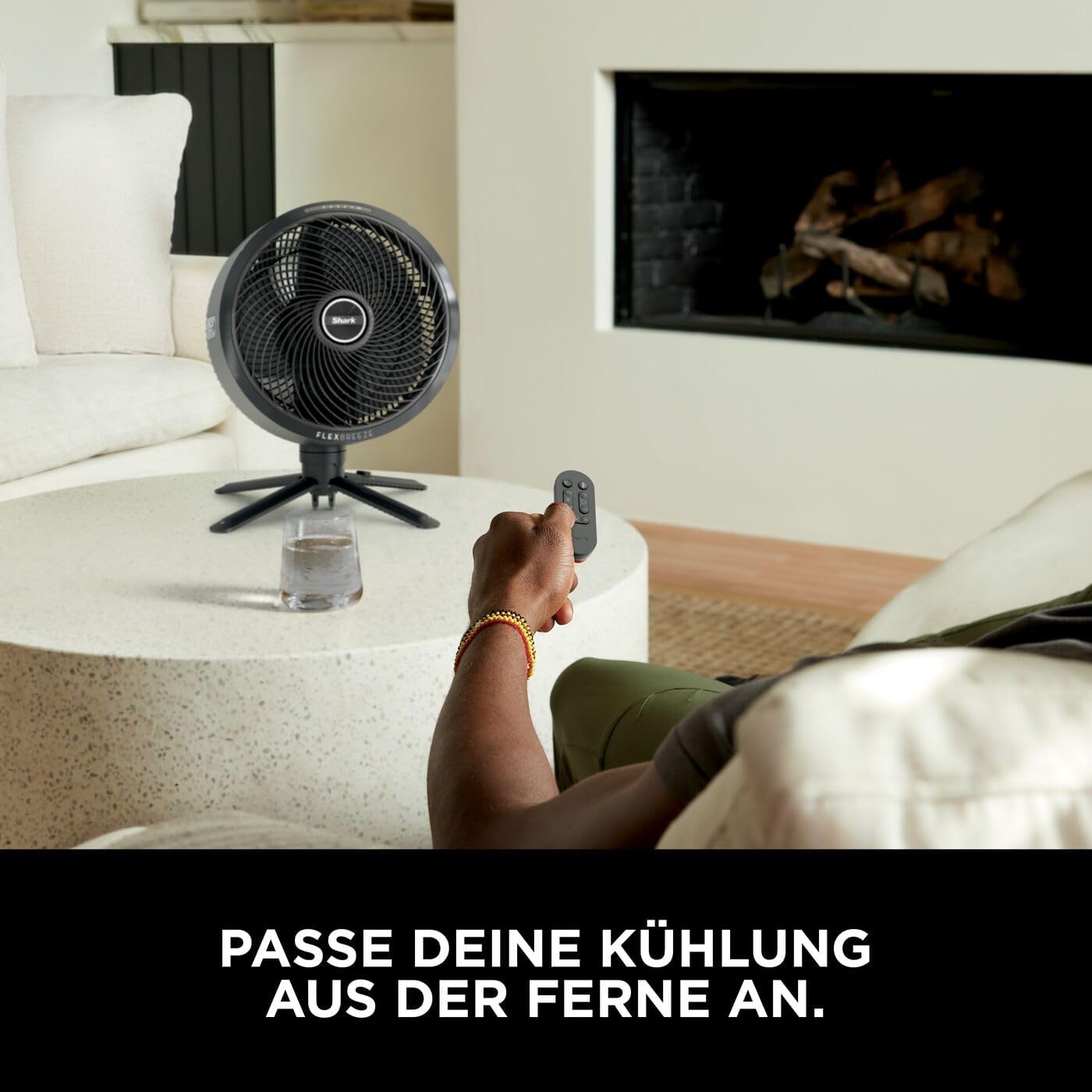 Shark FlexBreeze Pro Mist Akku-Ventilator für innen und außen + Geschenk 🎁