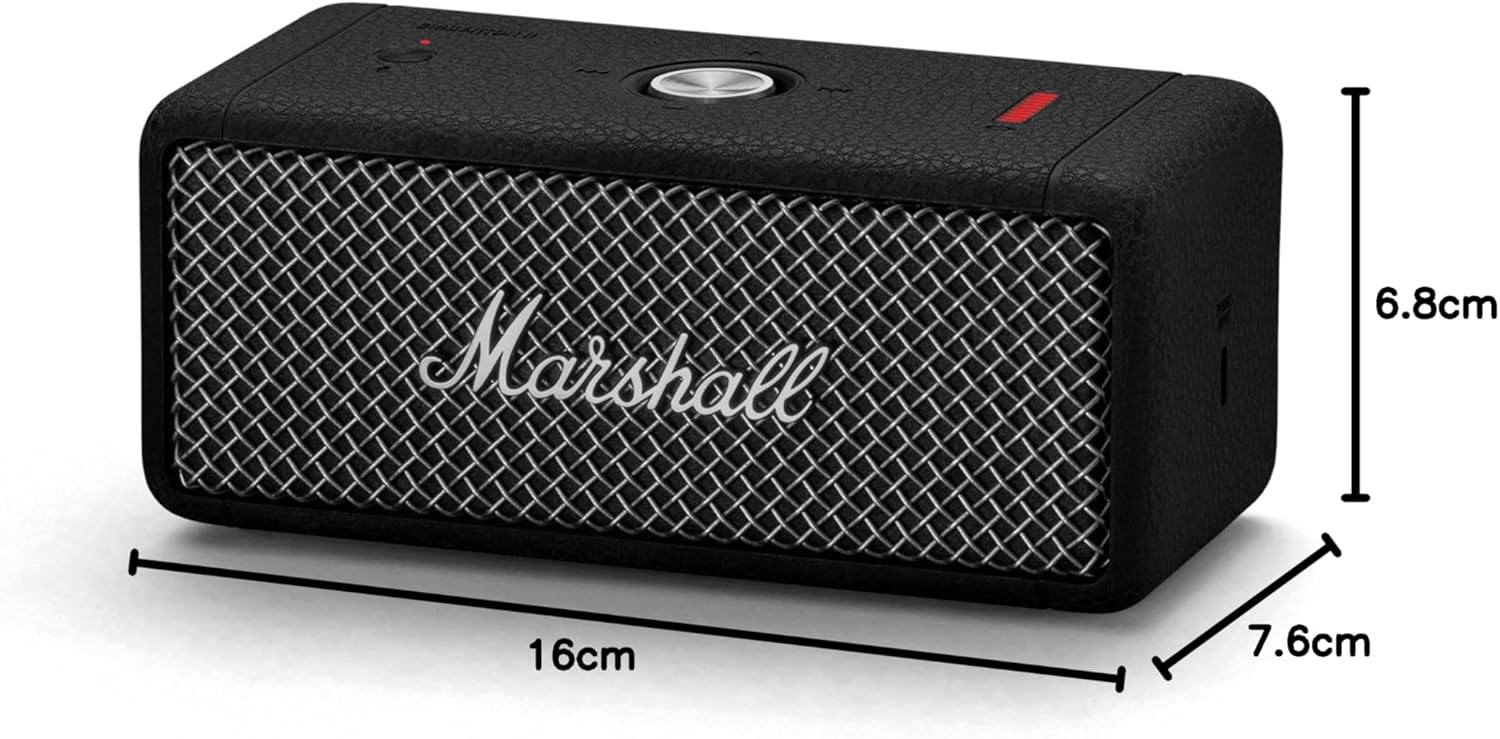 Enceinte portable Bluetooth Marshall Emberton II + casque Bluetooth Marshall offert